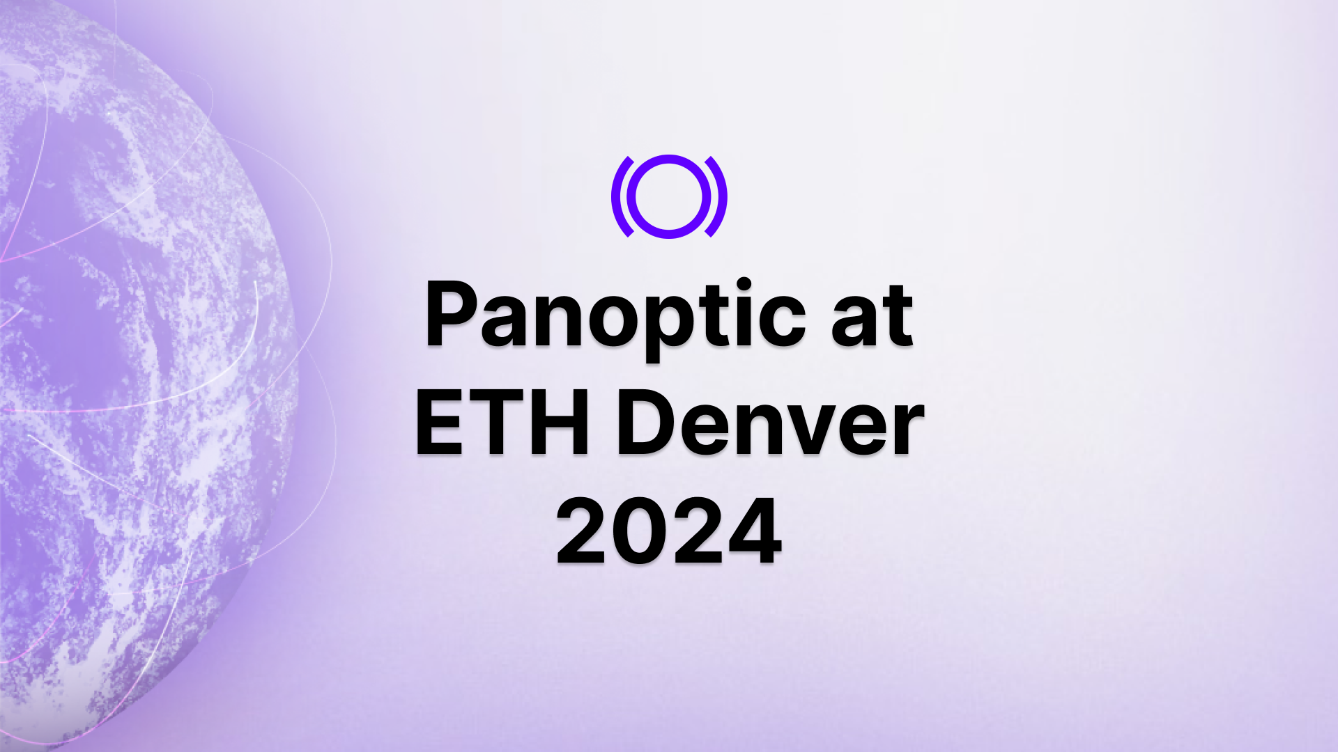 Panoptic at ETH Denver 2024